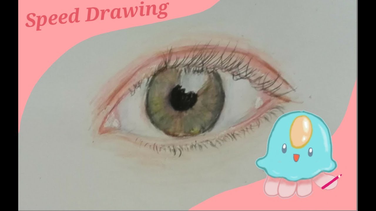 Speed Drawing Eye Doodly Arts Youtube
