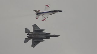 岐阜基地航空祭2022 飛行開発実験団 機動飛行・編隊飛行 F-2/F-15/T-7/T-4