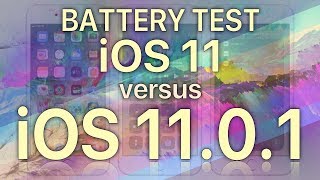 iOS 11.0.1 Battery Life : Has it improved compared to iOS 11? iPhone 7/6S/6/5S Test