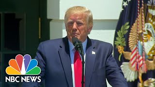 Watch President Donald Trump Take Aim At Democrats’ ‘Squad’: ‘They Hate Our Country’ | NBC News