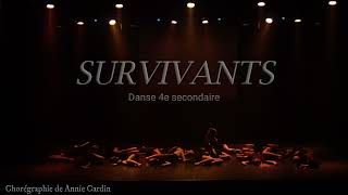 SURVIVANTS / Option danse en 4e secondaire