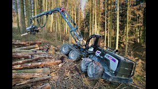 🌲|4K| *Biggest Logset* • Logset 12H GTE Hybrid • 510PS • Harvester in Action • Forstbetrieb Kinze🌲