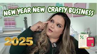 BEST TIPS \u0026 ADVICE to start your own Crafty Small Business in 2025 #newyear #smallbusiness #craft