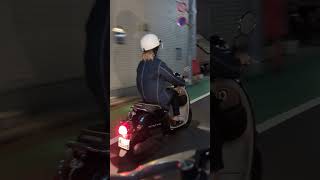 奥様ジョルノ走行動画　#走行動画　#バイク女子