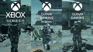 【Starfield / スターフィールド】XBOX series X・Cloud gaming on Galaxy・Cloud gaming on PCで比較してみた。