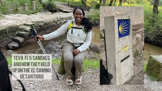 Update on how the Teva FI 5 sandals worked for me out on the El Camiño De Santiago trail 7+ miles