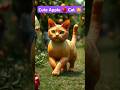 Cute Apple 🍎 Cat 😺 12 #catvideos #catlover #cat #apple #shorts