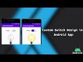 Create Custom Switch Button Android | Custom Toggle Button in Android | Android Studio