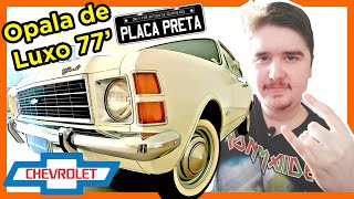 CHEVROLET Opala de Luxo 77' PLACA PRETA - Demonstração e Rolê