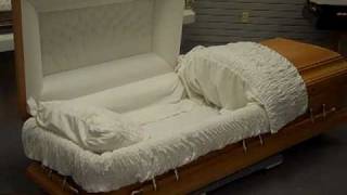 Franklin Solid Oak Casket
