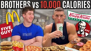 BROTHERS vs 10,000 CALORIE CHALLENGE!