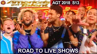 The Future Kingz Dance Group ROAD TO LIVE SHOWS America's Got Talent 2018 AGT