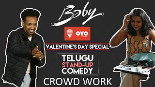 Baby 2 \u0026 OYO | Part 01 | Telugu Stand Up Comedy Ft. HOODY | Crowd Work