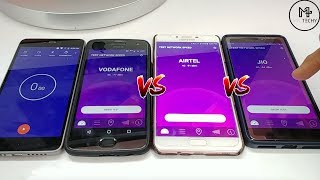 Airtel VS Jio VS Vodafone - Mobile Network Speed Test #kaunhaibehtar?