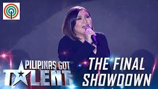 Pilipinas Got Talent Season 5 Live Finale - "Bituin Walang Ningning" - Sharon Cuneta