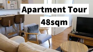 Small Apartment Tour- 48 square metres of simplicity