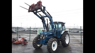 Immaculate 1991 Ford 7810 4WD Tractor c/w Tanco 988 Loader For Auction Sat 14th April 2018