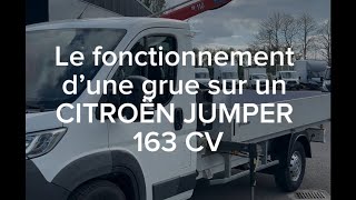 WWW.ALTACAMA.FR : Le fonctionnement d’une grue sur un Citroën JUMPER 163 cv