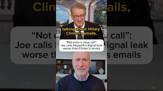 'Not even a close call': Joe calls Hegseth's Signal leak worse than Clinton's emails