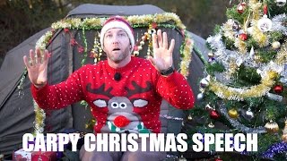 ***CARP FISHING TV*** Carpy Christmas Speech with Mark Pitchers