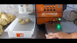 Produção de coxinhas grandes na Jetfood Master da Interlaser Máquinas 150 grs