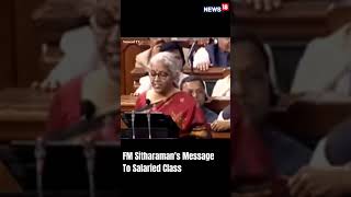 Budget 2023 | FM Nirmala Sitharaman's Message To Salaried Class | New Tax Slab | News18 #Shorts