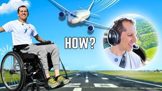 Can a wheelchair user really fly a plane?