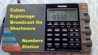 Numbers Station Spy Broadcast on Shortwave - Espionage from Cuba