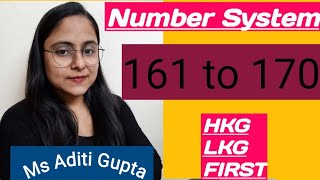 Number Names 161 to 170 , Number names ,  Number Names with spelling, Number Names for kids, Numbers