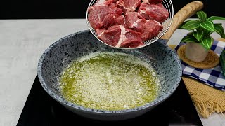 Ho imparato questa ricetta di carne al ristorante, ora cucino in un solo modo.