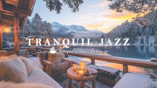 New Year In Warm Balcony By The Lake | Jazz Music In New Year Ambience To Happy Mood, Chill Out