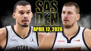 San Antonio Spurs vs Denver Nuggets Full Game Highlights – April 12, 2026 | NBA Season