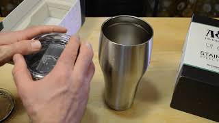 A&P AP Products Stainless Steel Tumbler Hot Cold Mug Review