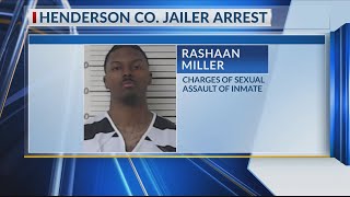 Henderson County Jailer fired after being charged with sexually assaulting an inmate