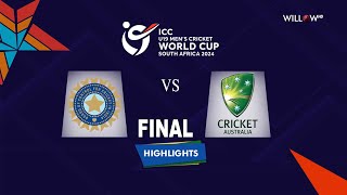 Highlights: Final, India U19 vs Australia U19 | Final - AU19 vs IN19