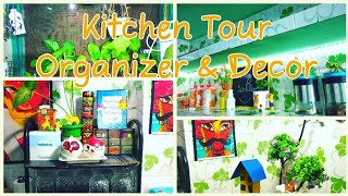 Kitchen tour 2020 || Organiser aur decor ke ideas / टूर 2020 llऑरगनाइजर और किचनडिकोर के आइडियाज