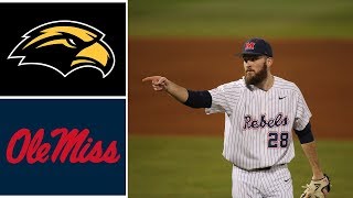 Southern Miss vs #23 Ole Miss Highlights 2020 College Baseball