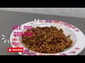 Mee POK Goreng sangat simple