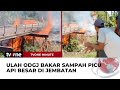 ODGJ di Jember Bakar Sampah di Bawah Jembatan Bikin Panik Pengguna Jalan | tvOne Minute