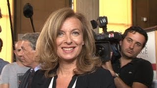 Valérie Trierweiler donne sa première interview officielle