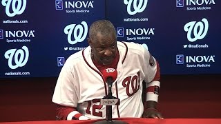 COL@WSH: Baker on extra-inning loss to Rockies