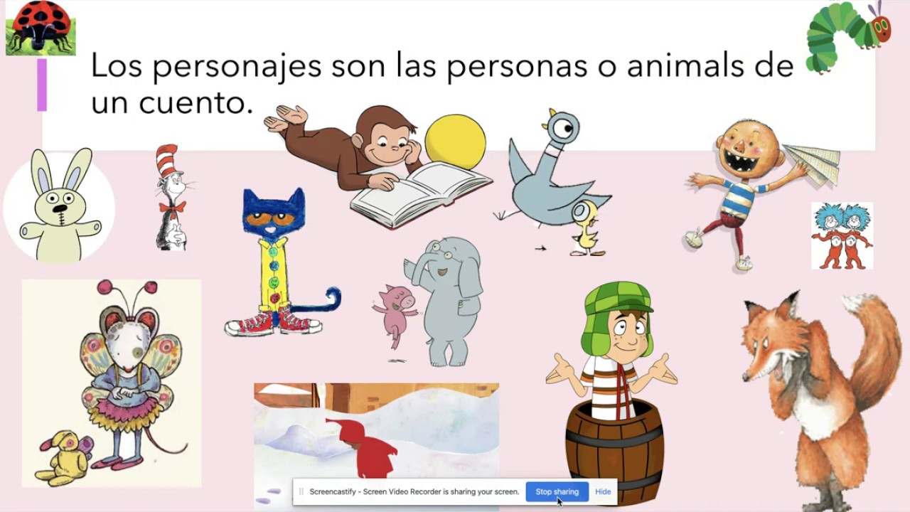 Cómo Describir A Los Personajes - YouTube