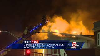 Inferno rips through three-story Lynn apartment building