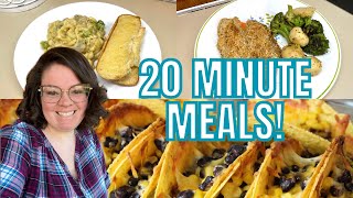 Quick and Easy 20 Minute Meals || Using shortcuts in the kitchen to help you save time!