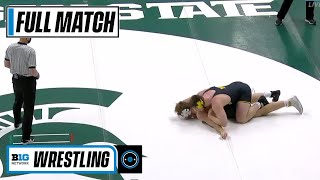 HWT: Christian Rebottaro (Michigan State) vs. #2 Mason Parris (Michigan) | 2021 Big Ten Wrestling