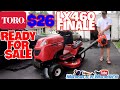 TORO LX460 KOHLER COURAGE 19HP LAWN TRACTOR PROJECT FINALE POWER WASH & MUFFLER HEAT SHIELD INSTALL