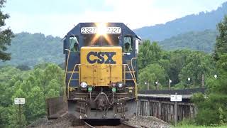 CSX Slug Set 2327/6919 + GP40-2 6926 Lead Local M765-22 on 8/22/20