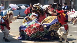 令和５年 東町本町獅子舞保存会 放生津八幡宮再建160年奉祝祭