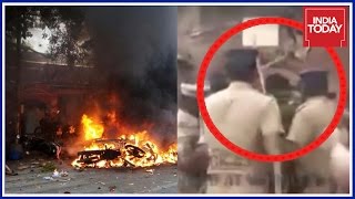 Jallikattu Protest : Violent Mob Torches Vehicles \u0026 Police Station In Chennai