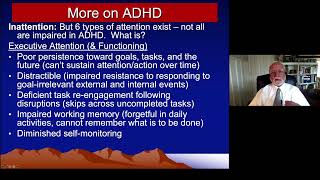 ADHD & Executive Functioning -  Part 1 -  Nature of ADHD Symptoms